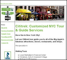 Cititrek Tour Guide Site