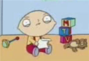 Stewie from Family Guy on grammar