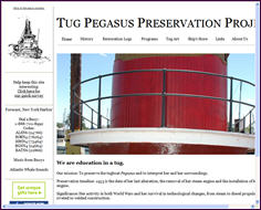New version of the Tug Pegasus Preservation Project website